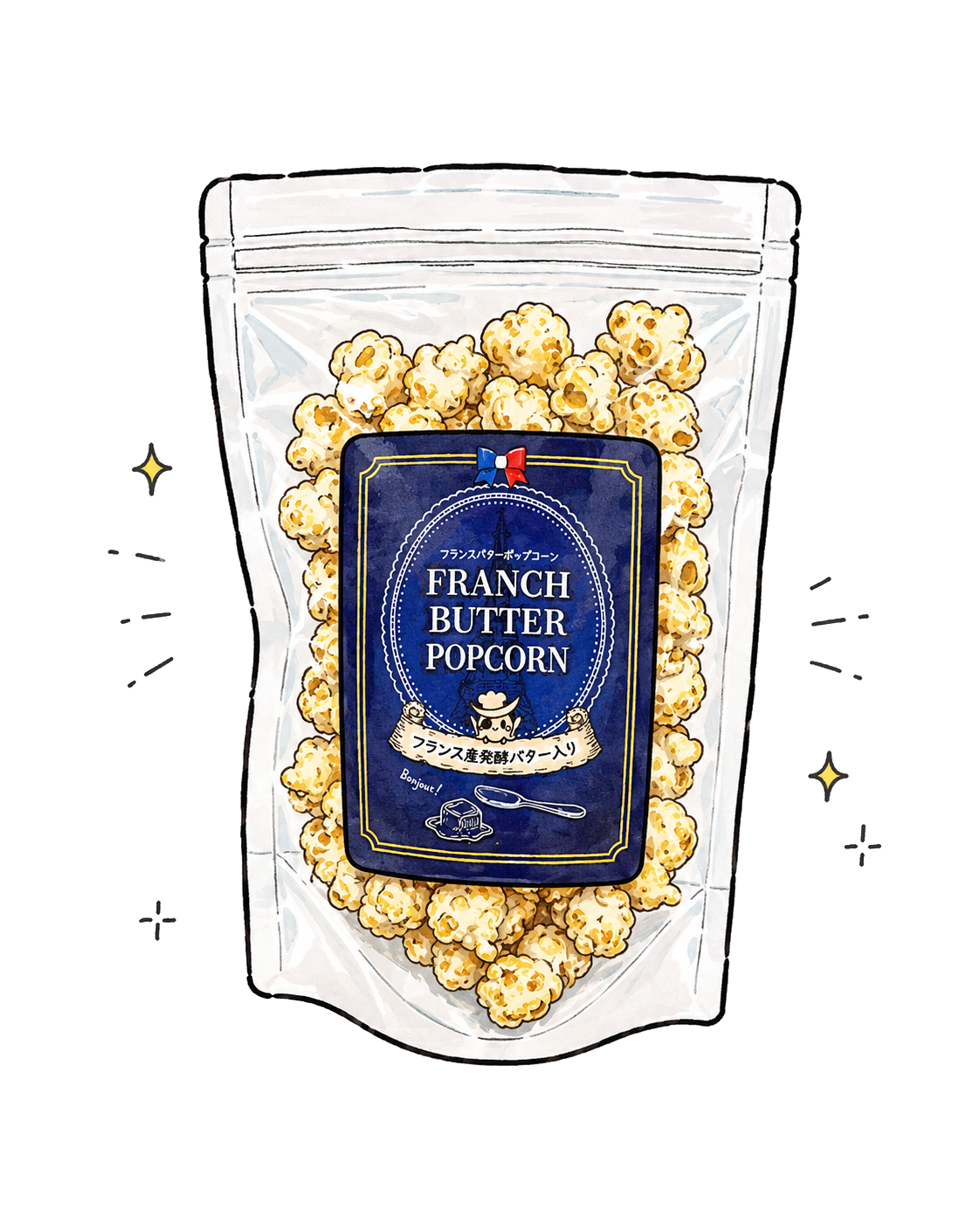 フランスバターポップコーン
